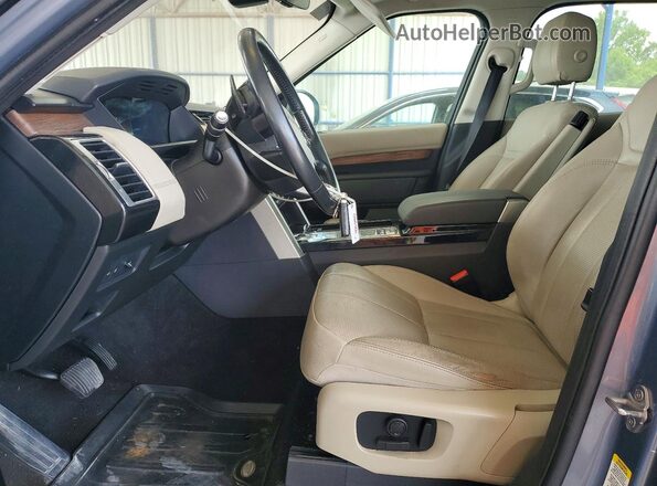 SALRR2RK8JA050906 2018 LAND ROVER DISCOVERY Blue Widok wnętrza z przodu