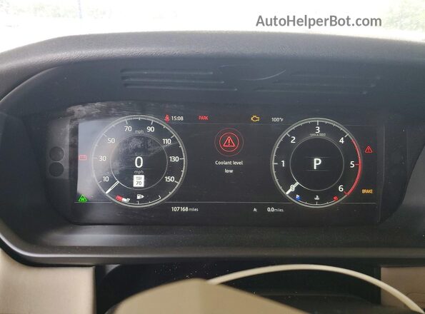 SALRR2RK8JA050906 2018 LAND ROVER DISCOVERY Blue Widok zestawu wskaźników
