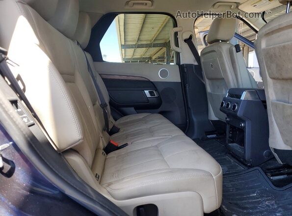 SALRR2RV2JA074595 2018 LAND ROVER DISCOVERY Blue უკანა სალონის ხედი