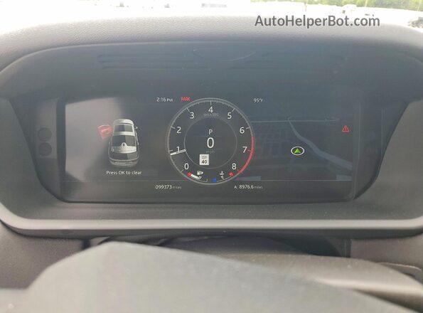 SALRR2RV4JA069432 2018 LAND ROVER DISCOVERY Gray Widok zestawu wskaźników