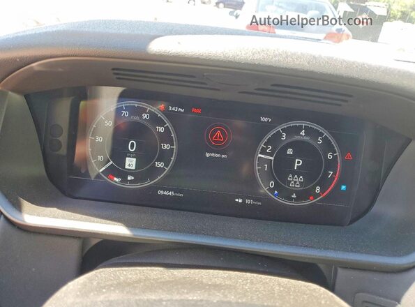 SALRR2RV4KA081324 2019 LAND ROVER DISCOVERY White Սարքավորումների վահանակի տեսք