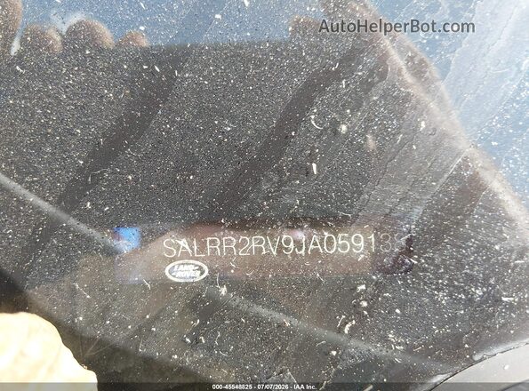 SALRR2RV9JA059138 2018 LAND ROVER DISCOVERY White 