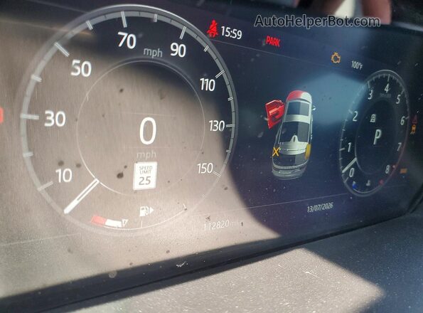 SALRR2RVXJA059181 2018 LAND ROVER DISCOVERY Silver Instrument cluster view