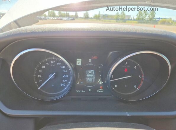SALRRBBK8HA017862 2017 LAND ROVER DISCOVERY White Vista del cuadro de instrumentos