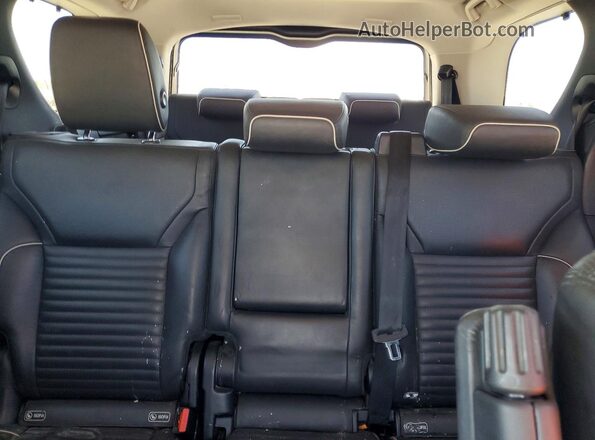 SALRRBBV7HA013148 2017 LAND ROVER DISCOVERY Black უკანა სავარძლების ხედი