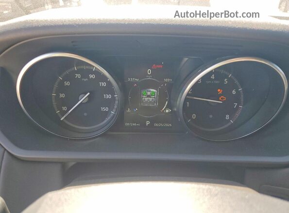 SALRRBBV8HA026698 2017 LAND ROVER DISCOVERY Угольный Вид щитка приборов