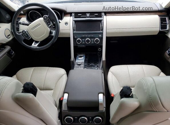 SALRRBBV8HA037569 2017 LAND ROVER DISCOVERY Blue Вид панелі приладів