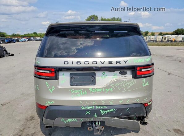 SALRRBBV9HA013894 2017 LAND ROVER DISCOVERY Silver უკანა ხედი