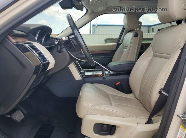 SALRRBBV9HA013894 2017 LAND ROVER DISCOVERY Silver წინა სალონის ხედი