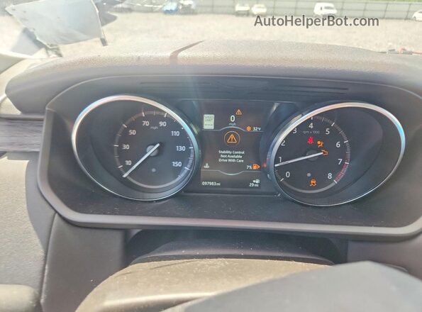 SALRRBBV9HA022725 2017 LAND ROVER DISCOVERY Black ხელსაწყოთა პანელის ხედი