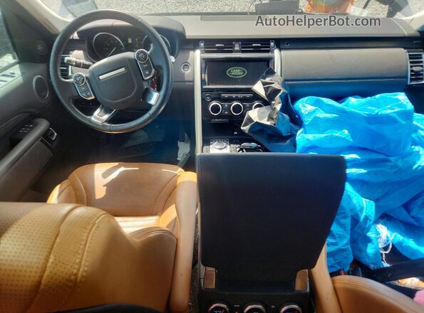 SALRRBBV9HA022725 2017 LAND ROVER DISCOVERY Black წინა პანელის ხედი