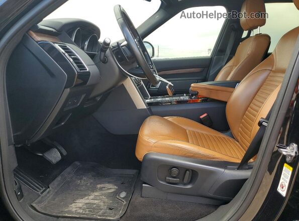 SALRRBBV9HA039296 2017 LAND ROVER DISCOVERY Black Вид салону спереду