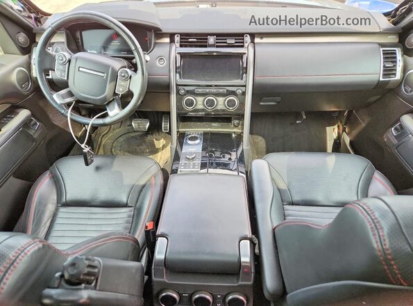 SALRT2RK0JA049508 2018 LAND ROVER DISCOVERY Gray Առջևի վահանակի տեսք