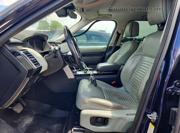 SALRT2RK0JA056085 2018 LAND ROVER DISCOVERY Blue წინა სალონის ხედი