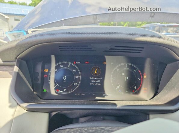 SALRT2RK0JA056085 2018 LAND ROVER DISCOVERY Blue ხელსაწყოთა პანელის ხედი