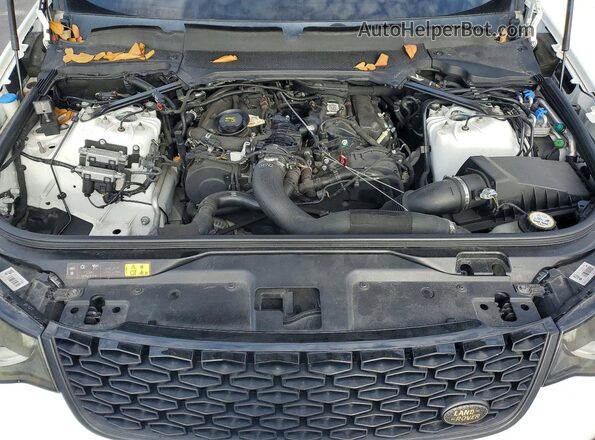 SALRT2RK2JA047694 2018 LAND ROVER DISCOVERY White Vista del compartimento del motor