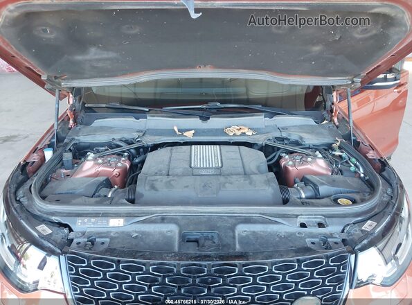 SALRT2RV6JA075668 2018 LAND ROVER DISCOVERY Orange Rear view