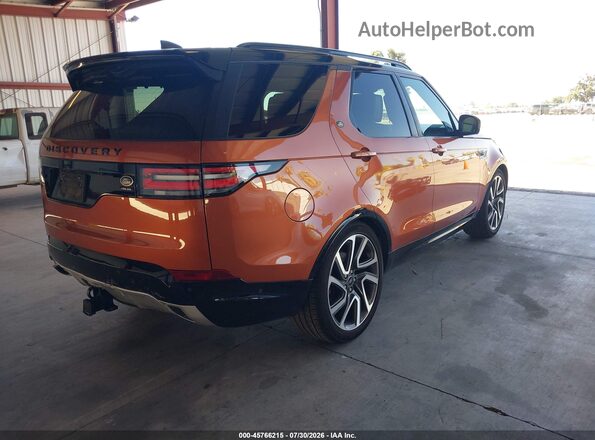 SALRT2RV6JA075668 2018 LAND ROVER DISCOVERY Orange Rear right