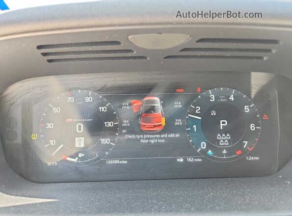 SALRT4EUXP2483795 2023 LAND ROVER DISCOVERY Black Вид щитка приладів