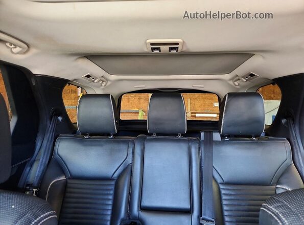 SALRTBBV2HA016847 2017 LAND ROVER DISCOVERY Gray Widok tylnych siedzeń