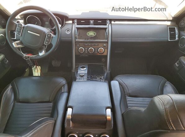SALRTBBV7HA017301 2017 LAND ROVER DISCOVERY Black Widok deski rozdzielczej