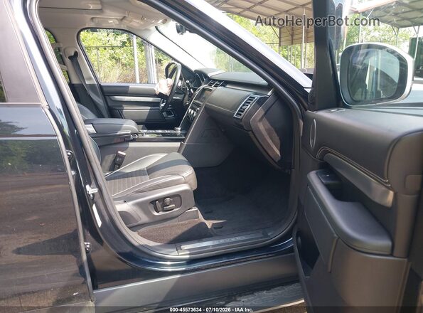 SALRTBBVXHA017289 2017 LAND ROVER DISCOVERY Black Widok wnętrza z przodu