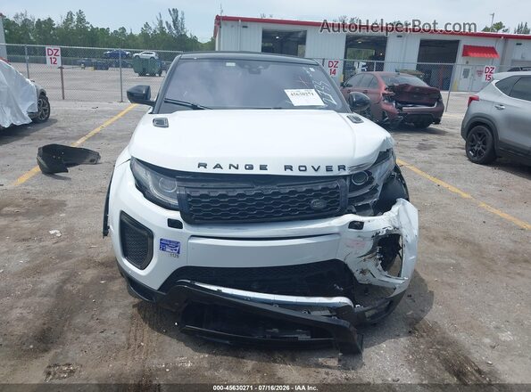 SALVD5BG7HH232733 2017 LAND ROVER RANGE ROVER EVOQUE White Instrument cluster view