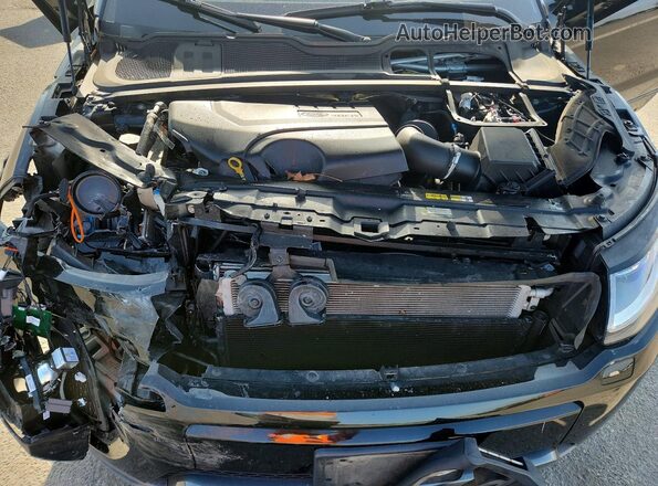 SALVD5RX9JH299958 2018 LAND ROVER RANGE Black Vista del compartimento del motor