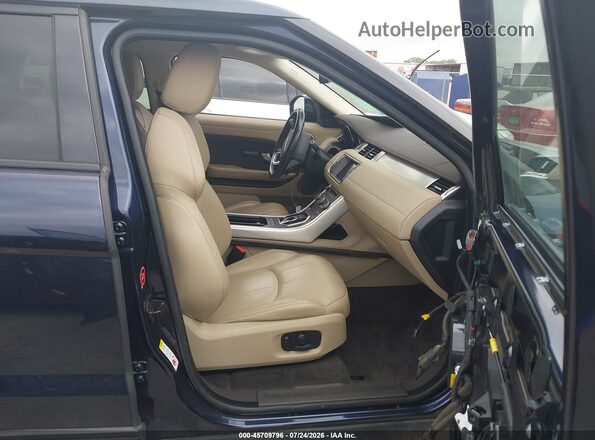 SALVP2BG0GH160827 2016 LAND ROVER RANGE ROVER EVOQUE Blue Вид салону спереду