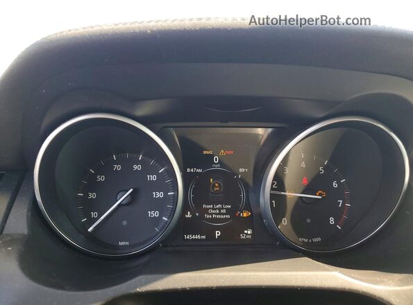 SALVP2BG0HH175068 2017 LAND ROVER RANGE White ხელსაწყოთა პანელის ხედი