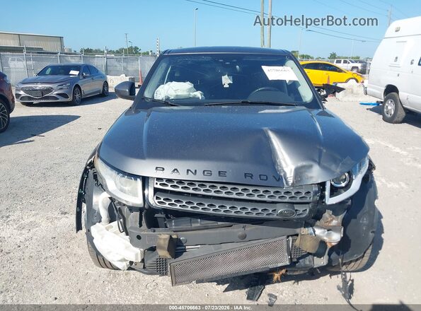 SALVP2BG0HH176639 2017 LAND ROVER RANGE ROVER EVOQUE Gray Rear interior view