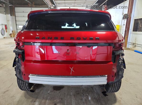 SALVP2BG0HH206643 2017 LAND ROVER RANGE Red Rear view
