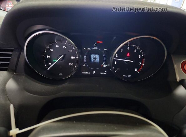 SALVP2BG0HH206643 2017 LAND ROVER RANGE Red Instrument cluster view