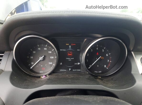 SALVP2BG2HH169899 2017 LAND ROVER RANGE Black Instrument cluster view