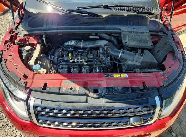 SALVP2BG2HH198559 2017 LAND ROVER RANGE Red ძრავის განყოფილების ხედი