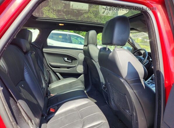 SALVP2BG2HH198559 2017 LAND ROVER RANGE Red უკანა სალონის ხედი