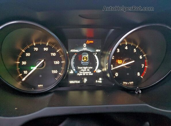 SALVP2BG3HH196805 2017 LAND ROVER RANGE Gray Instrument cluster view
