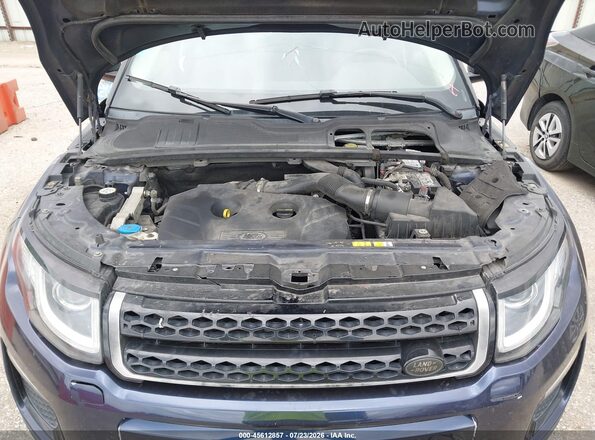 SALVP2BG4HH214163 2017 LAND ROVER RANGE ROVER EVOQUE Dark Blue Вид сзади