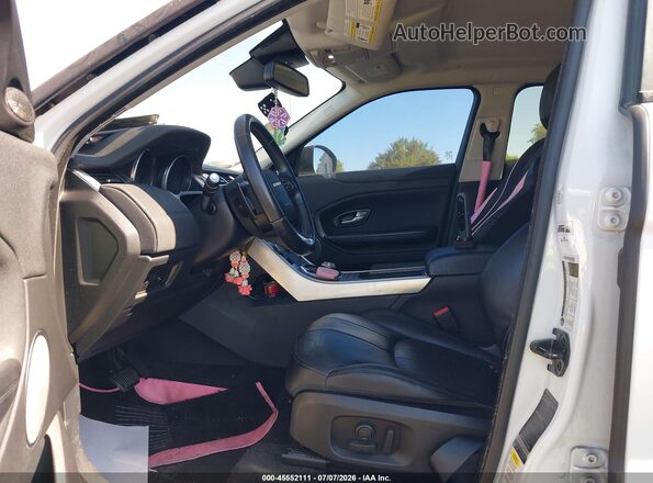 SALVP2BG4HH215491 2017 LAND ROVER RANGE ROVER EVOQUE White წინა სალონის ხედი