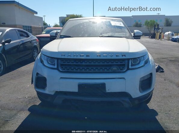 SALVP2BG4HH215491 2017 LAND ROVER RANGE ROVER EVOQUE White ხელსაწყოთა პანელის ხედი
