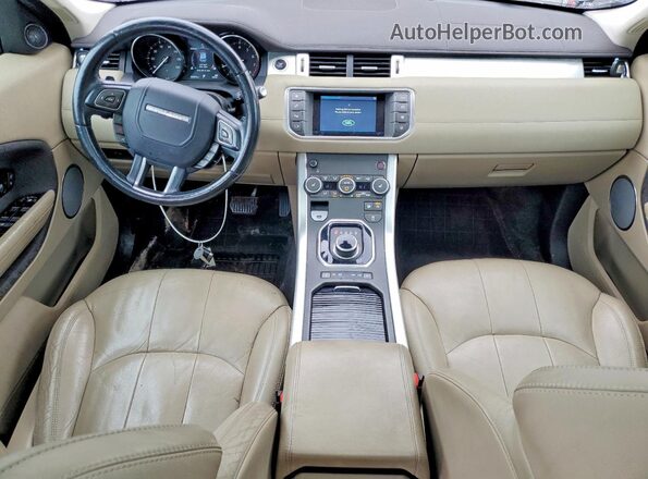 SALVP2BG5HH219775 2017 LAND ROVER RANGE Charcoal Вид панелі приладів