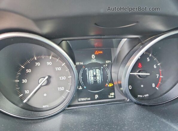 SALVP2BG6GH084191 2016 LAND ROVER RANGE White Вид щитка приладів