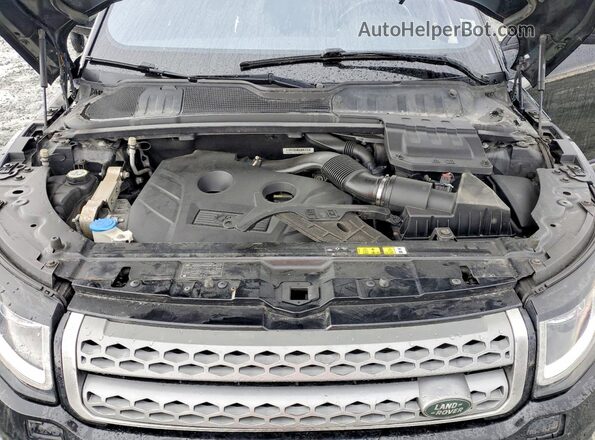 SALVP2BG6HH178041 2017 LAND ROVER RANGE Black Vista del compartimento del motor