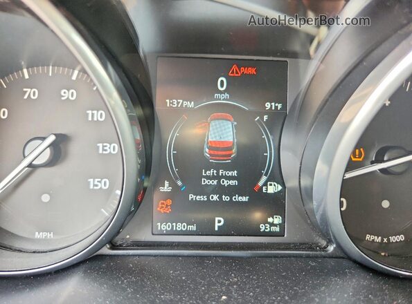 SALVP2BG9HH207824 2017 LAND ROVER RANGE White Instrument cluster view