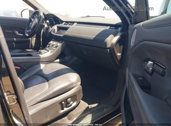 SALVP2RX3JH300589 2018 LAND ROVER RANGE ROVER EVOQUE Black Front interior view