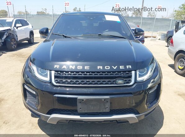 SALVP2RX3JH300589 2018 LAND ROVER RANGE ROVER EVOQUE Black Instrument cluster view