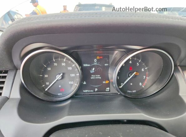 SALVP2RX5KH344952 2019 LAND ROVER RANGE White Vista del cuadro de instrumentos