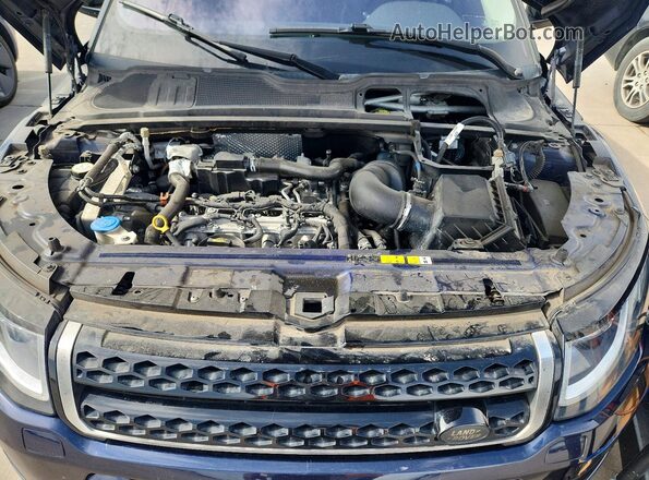 SALVP2RX6JH271248 2018 LAND ROVER RANGE Синий Вид задней части салона