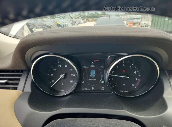 SALVP2RX7KH346248 2019 LAND ROVER RANGE Белый Вид щитка приборов