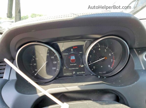 SALVP2RX8JH286723 2018 LAND ROVER RANGE Red Widok zestawu wskaźników